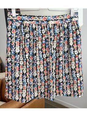 J. Crew Mercantile Floral Print Mini Skirt